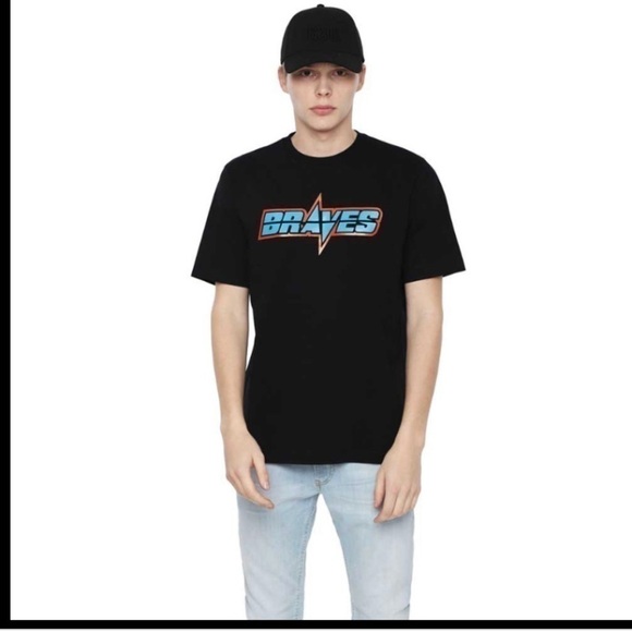 NEW WITH TAGS Diesel Tshirt Braves - Picture 1 of 6